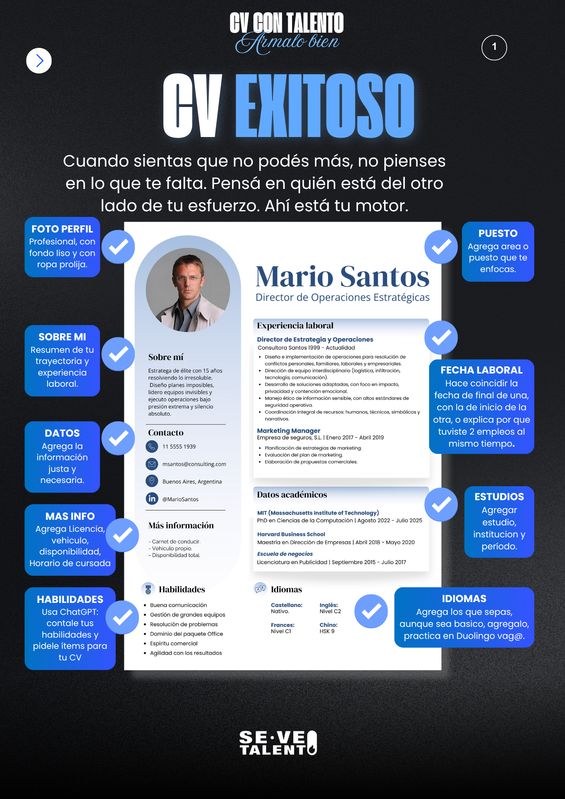 CV Bueno - Optimizado Se Ve Talento